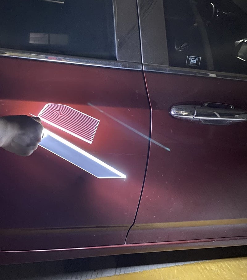 Line Board Dent Reflection Lines Board Paintless Dent Repair Light with Suction Cup Base Professional Dent Removal Reflector Board Adjustable 3 Different Brightness Stripe Line Board for Car Repair